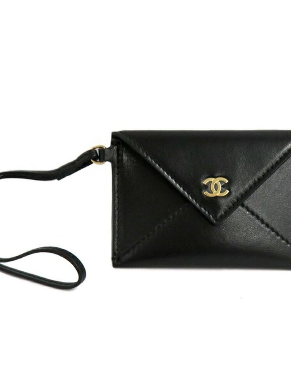 Chanel Christmas Limited Card Case Ap5041 2026 SS Calfskin Black